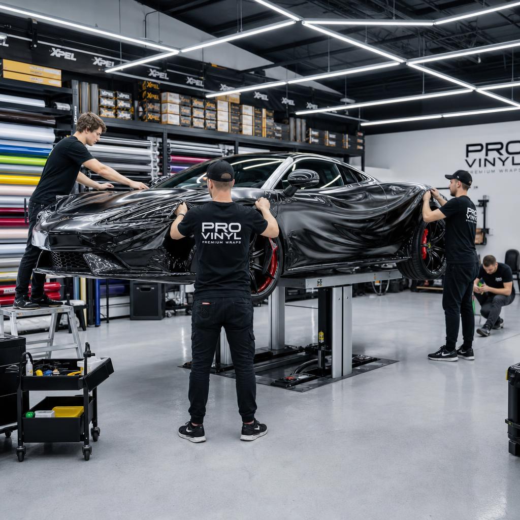 Professional wrap shop
